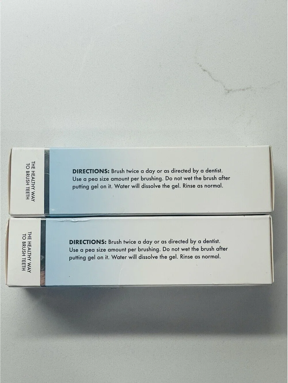 LIVFRESH Gel Toothpaste Whitening - Mild Peppermint Non-Foaming 1.75oz -Set of 2